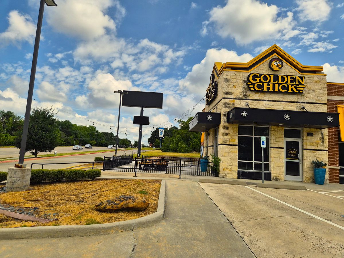 Front entrance and outdoor patio at 708 N Industrial Blvd, Euless, TX